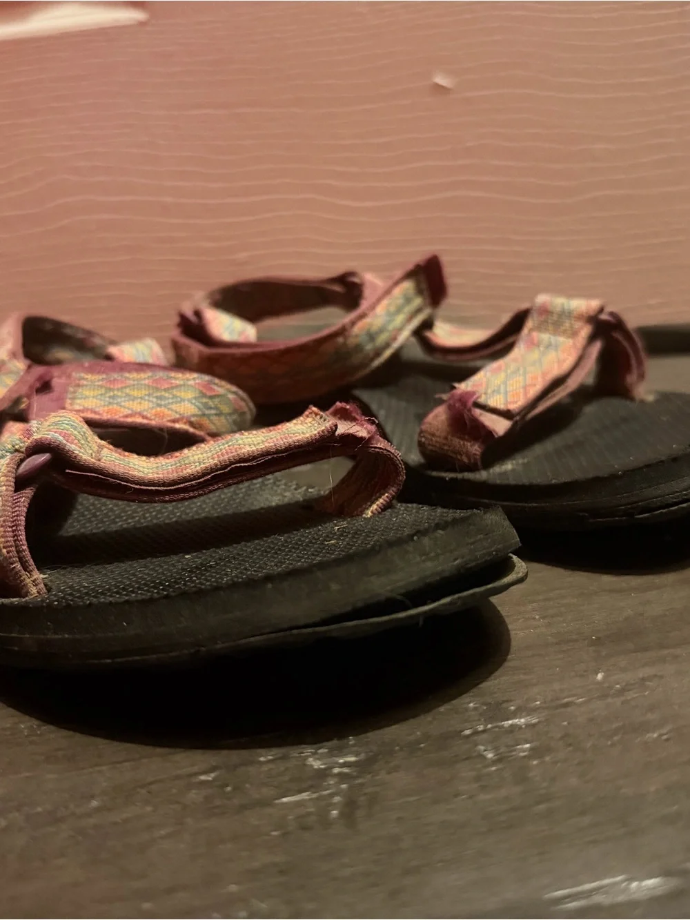 Teva sandals geometric